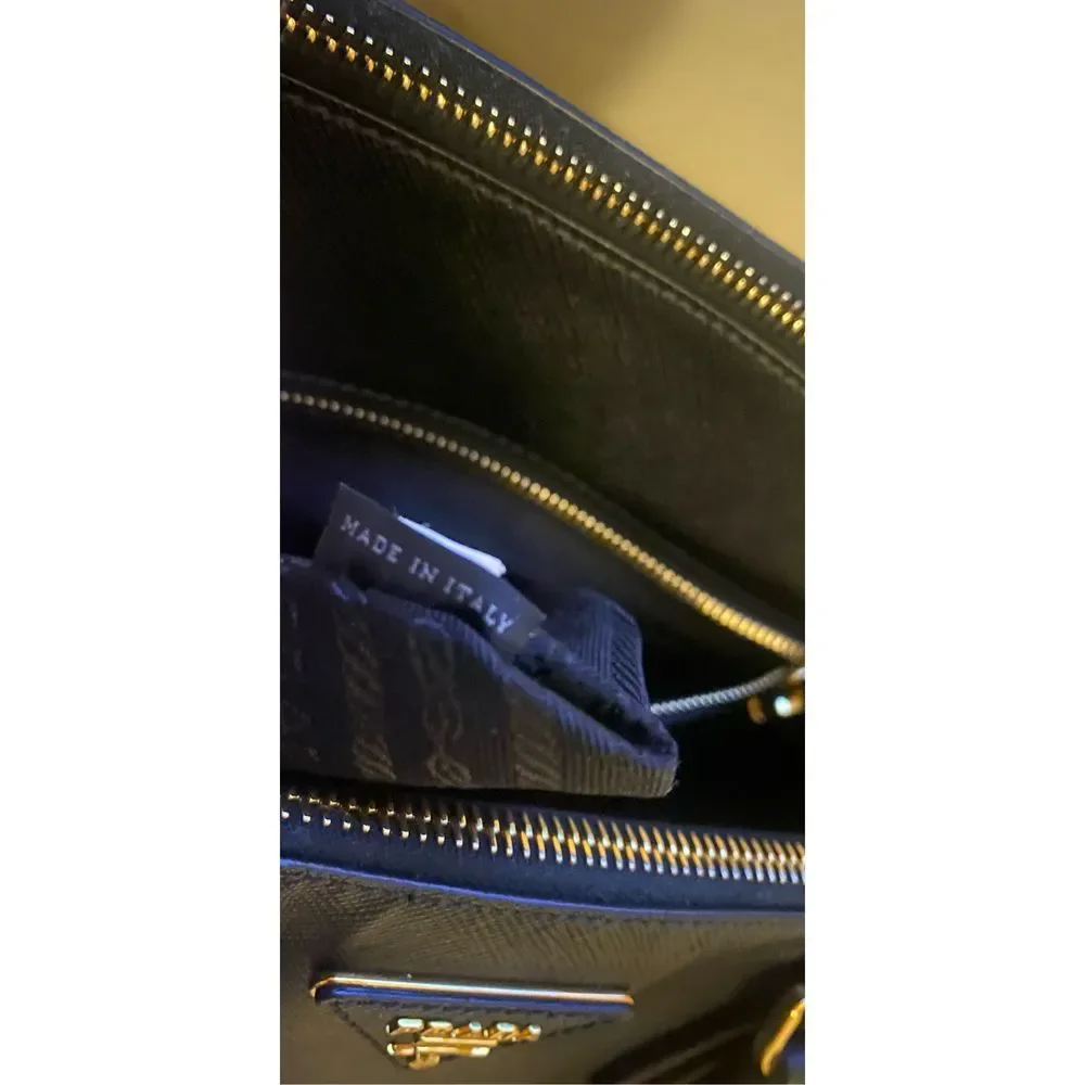 Prada Black Tote with Gold Details - Picture 11 of 16